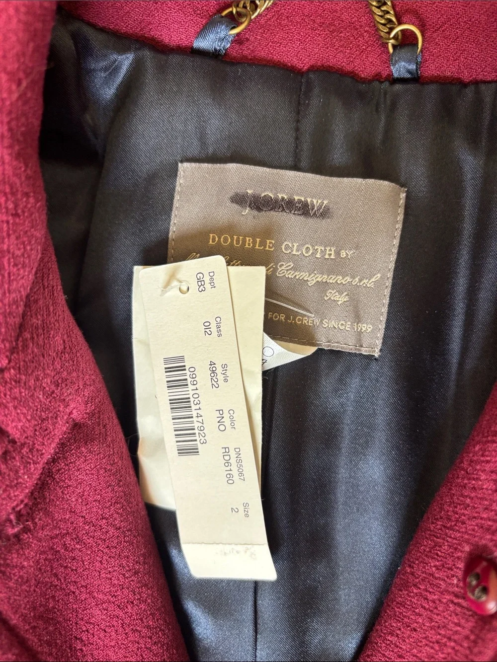NWT J. Crew wool blend jacket
